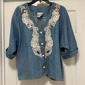 Vintage Denim Blouse